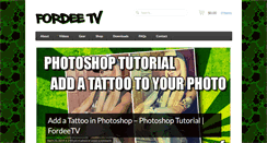 Desktop Screenshot of fordeetv.com